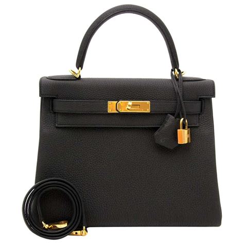 hermes kelly 28 black togo